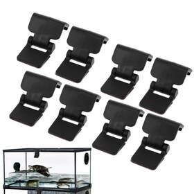 Zs00uuccf234n10fbdlwq7 Balacoo 8 Pack Aquarium Lid Clips Plastic Terrarium Lock Reptile Black