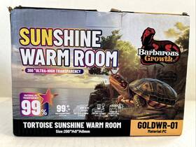 Goldwr-01 Barbarous Growth Tortoise Sunshine Warm Room 99% Transparency New In Box