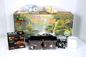 Zhps-01 Barbarous Growth Filter Combination Turtle Tank And Accessories Green New