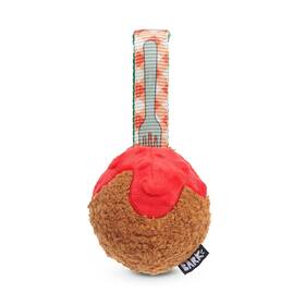 Barkbox 840134681689 Bark A Squeaky Meat -a-ball Scented Rip And Reveal Dog Toy For Aggressive Chewe
