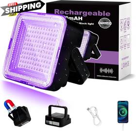 Bspub-5 Benss Led Black Ligh Rechargeable 5000mah 120 Uv Ip65 Waterproof And Magnetic