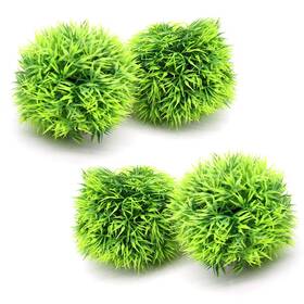 Besimple 737269859680 4 Pack Aquarium Plastic Plants Grass Ball Artificial Marimo Balls G