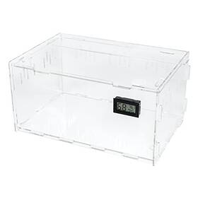 B089mdg7xy Betazooer Reptile Terrarium Breeding Tank Acrylic Feeding Box With Temp