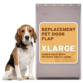 Pac11-11040 Betazooer Bzd5 Dog Door Replacement Flap Heavy-duty Pvc Material 24 3/8 Inch X 1