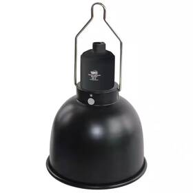 Bibivis 313037220250 5.5 Inch Aluminum Reptile Light Fixture With Lightweight Reflector Dome