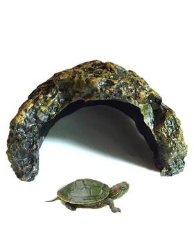 Bigwe 724087854676 Reptile Habitat Turtle Hideout Water Tank Decoration For Fish Reptiles Amp