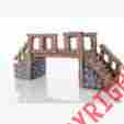 Bio-60228100 Crafted Terrarium Accessories Biobubble Decorative Wood Bridge Large 16 X 5.25 7 819189012281