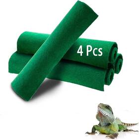 Blsmu 445020620655 Hamiledyi 4pcs Reptile Carpet 20 X 12 Terrarium Liner Bedding Substrate