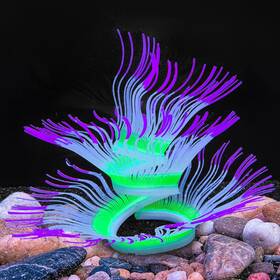 Bluecoco 716963138932 Soft Silica Gel Moves Naturally With Water Flow Aquarium Decorations Glow Inch