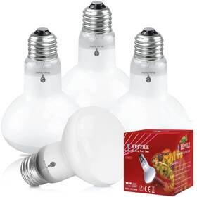 Bluex Bulbs 850040522198 4 Pack 75-watt Basking Light For Reptiles And Amphibians - Heat Lamp