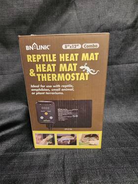 X002tm5vs9 Bn-link .x002tm5vs9 Bn-kink 8x12 Reptile Heat Mat And Thermostat Combo Set Nib 2