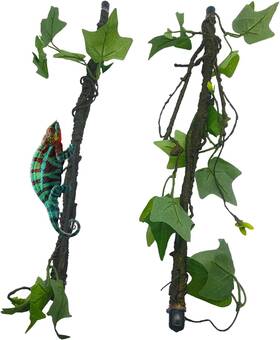 Bnosdm 445015117184 Reptile Climbing Branch Flexible Bend-a-branch Jungle Vines Terrarium Plant Deco