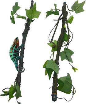 J045 Bnosdm Reptile Climbing Branch Flexible Bend-a-branch Jungle Vines Terrarium Plant D