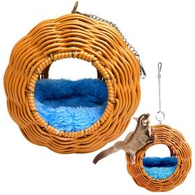 Xh110-s2 Bnosdm Sugar Glider Nest Hammock With Warm Cotton Pad For Small Animals