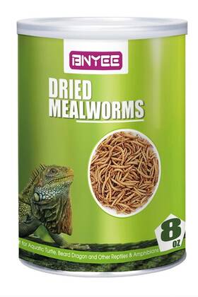 Bnyee 722737363073 Reptile Food Dried Mealworms Pet Worms For Bearded Dragon Lizard Turtl
