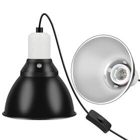 Boeespat 752895665078 Reptile Light Fixture 5.5inch Deep Dome With Switch
