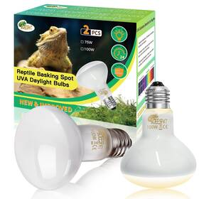 Rzd-3 Boeespat Pack Of 2 Reptile Basking Light Bulbs - Incandescent 100w Simulated Sunlight