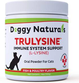 Brand Pet Health Pharma 856305008063 Trulysine L-lysine For Cats Immune Support 100 Grams 500mg / Scoop No