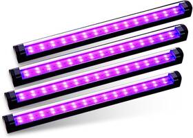 Blb-02 Brand Roperry Black Light Bar 10w 1ft Led Blacklight For Fluorescent Tapestry 4pcs