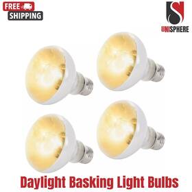 100w Branded 705353234859 4-pack Reptile Heat Lamp Bulbs - Uva Daylight Basking Light For Repti