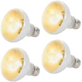 100w Branded 810071111884 4-pack Reptile Heat Lamp Bulbs Uva Daylight Basking Light For