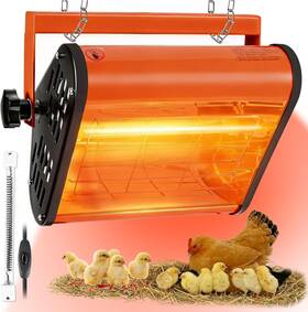 Brch02 Brivouen Heat Lamp For Chickens 300w Chicken Coop Heater Heating Lamps Coo