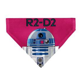 Buckle-down 198016109944 Star Wars Pet Bandana R2 D2 Text And Pop Art Pose Red Black Blue Sl