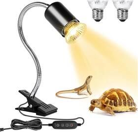 Yxw-2 Buddypuppy Reptile Heat Lamp Uva Uvb Light With 360 Rotatable Hose And Timed