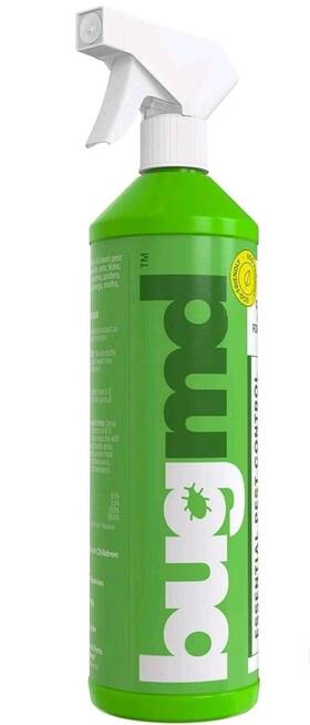 494299 Bugmd Empty Refillable Spray Bottle 32 Oz. For Use Pest White Black Green
