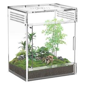 Zrf-pch-m001 Bvoplme Jumping Spider Enclosure One-piece Fully Transparent Acrylic Small Reptile E