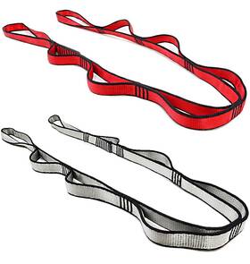 0206 Bwilixiumei 2pcs Daisy Chain Multipurpose Anti-gravity Yoga Belt Climbing Rope Hammock