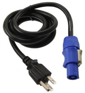 Pc-k606c Cablesonline.com Atlantic Computertech 6ft 16-awg Stage Lighting Fixture 3-prong Nema 5-15p To Powerco