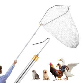Z-j-w-1a Cagaloi Chicken Catching Net 30 To 75 Inches Adjustable Pole Catcher Leg Hoo