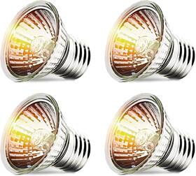 Calpalmy 313055182127 4-pack 75w Uva Uvb Bulbs Heat And Light For Reptiles Amphibian Ta