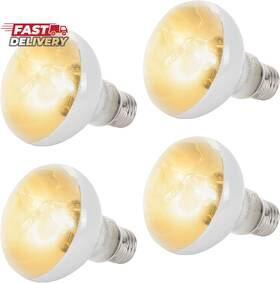 100w Calpalmy 313103599501 4-pack Reptile Heat Lamp Bulbs - Uva Daylight Basking Light