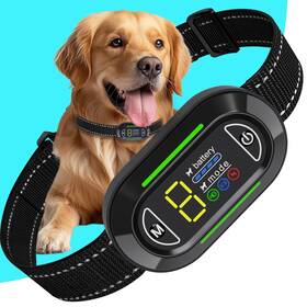 Ip67 Candydog 975064342332 Dog Bark Collar For Large And Medium Dogs - Waterproof Rech