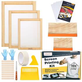 Cy-0787 Caydo 23 Pieces Screen Printing Starter Kit Include 3 Different Size Of Wood