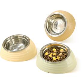 Cedborr 976508721003 Tilted Angle Cat Bowl 15 Slanted Stainless Steel Dog Food