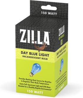 100109919 Central Garden & Pet Reptile Terrarium Incandescent Heat Bulb Day Blue 150 Watts