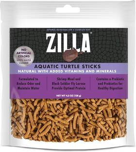 100550809 Central Garden & Pet Zilla Aquatic Turtle Sticks Natural With Added Vitamins And Minerals