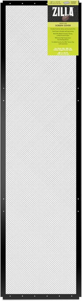Central Garden & Pet 100552103 Zilla Fresh Air Screen Cover Secure And Durable Metal Mesh For Reptile Te