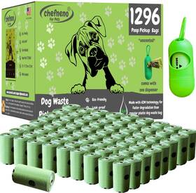 1296 Chefneno 850035100486 Doggy Poop Bags Biodegradable With Dispenser Eco-friendly Dog Was