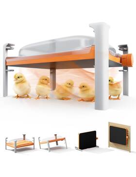 Jy016 Chickcozy Smart Chicken Coop Heater 200 Watts Chick Brooder Heating Plate Built-in Ada