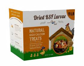 Classic Flock 850027124391 11 Lb Black Soldier Fly Larva - Pound Pack Of 1 Yellow