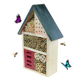 Clever Garden 810028102170 Wooden Insect House And Hotel Natural Bug Habitat At... Fast Ship