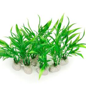 Fba-pet-042-snl Comsun 10 Pack Artificial Aquarium Plants Small Size 4 Inch Approximate Heig