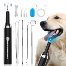 Jly-05 Cooassit Plaque And Tartar Remover Kit For Dogs Low Noise Waterproof Ultrasonic