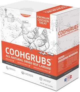Coohgrubs 730869487758 Black Soldier Fly Larvae For Chickens 100% 10 Pound Pack Of 1