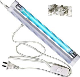 6w-ozone Coospider U/v/c Light Lamp 185nm With 253.7nm Bulb 5ft Cord And Plug 110v 6w