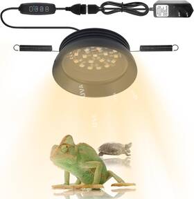 Lupt001 Cozywell Led Uvb Reptile Light With Dimmer And Timer Uva Fixture